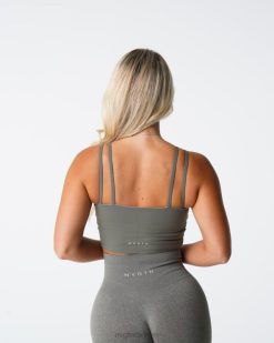 NVGTN Fitness kadınlar denge sutyen üst haki yeşili 2T4TB191