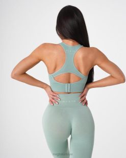 NVGTN Fitness kadınlar dikişsiz sutyen tutuşturmak adaçayı yeşili 2T4TB42