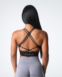 NVGTN Fitness kadınlar erdem dikişsiz sutyen siyah 2T4TB9