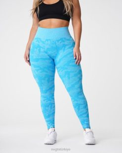 NVGTN Fitness kadınlar kamuflaj dikişsiz tayt Karayipler 2T4TB666