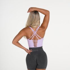 NVGTN Fitness kadınlar matris sutyen üst leylak 2T4TB89