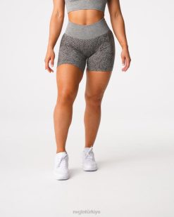 NVGTN Fitness kadınlar yılan derisi dikişsiz şort haki yeşili 2T4TB474